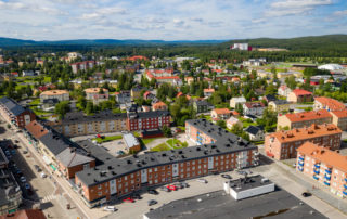flygfoto boden centrum