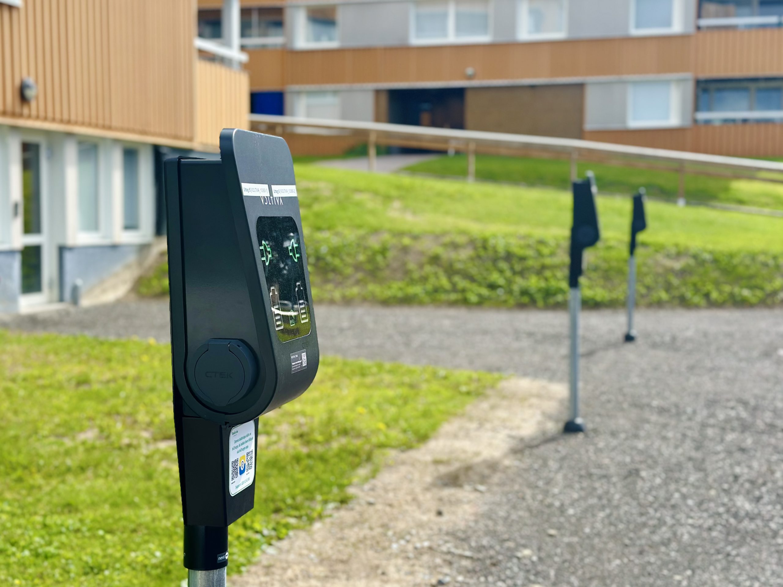 Laddplatser Erikslund och Prästholmen