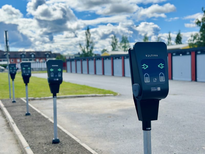 Elbilsladdare på Jakobsgatan